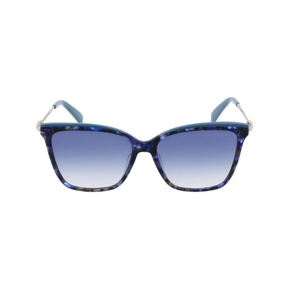 Longchamp LO683S Cat Eye Sunglasses Gradient Blue Women Blue